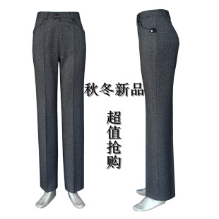  中老年女裤服装中年中老年裤子妈妈裤女装大码妈妈女式正装裤西裤
