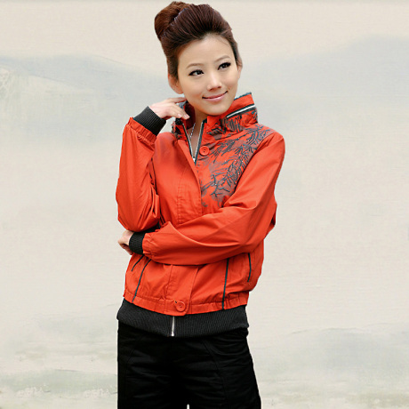 <em>女式</em>大码<em>春秋</em>夹克衫<em>外衣</em>2014春装新款<em>中年</em>女
