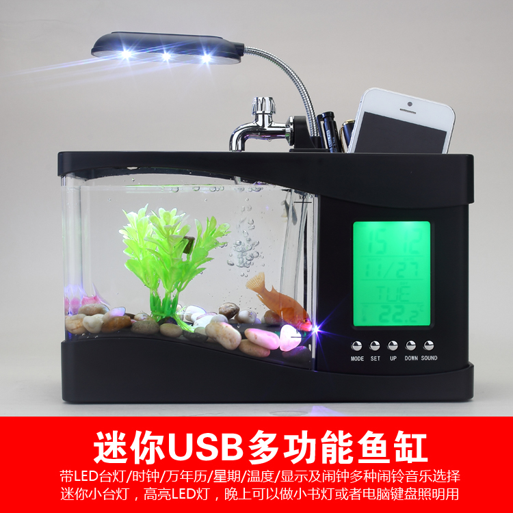 Tdp Usb Mini Aquarium Fish Tank Aquarium Turtle Tank Ecology Of