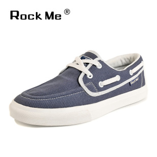  Rock Me 正品 百搭低帮流行板鞋 日常休闲男鞋 韩版英伦风帆船鞋