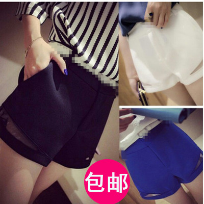 2014时尚镂空<em>孕妇短裤夏装</em>韩版孕妇托腹裤可