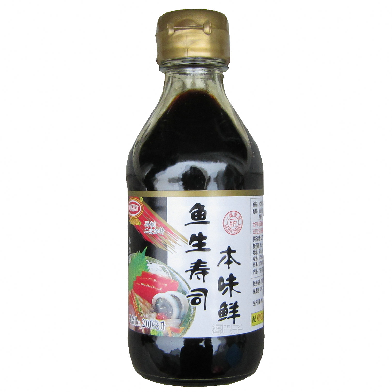 200ml一统原创寿司酱油 生鱼片刺身本味鲜酱油 寿司料理调料在类目 粮油米面/南北干货/调味品, 调味品/果酱/沙拉, 寿司料理中 - 来自Buy2taobao.com提供专业的淘宝代购服务