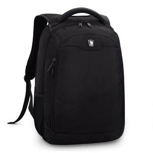  爱华仕男女商务背包双肩包14寸电脑包笔记本包旅行包学院风韩版潮