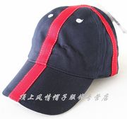 儿童帽子春夏男童棒球帽潮款红色十字欧美范棉质(范棉质)小宝宝鸭舌帽