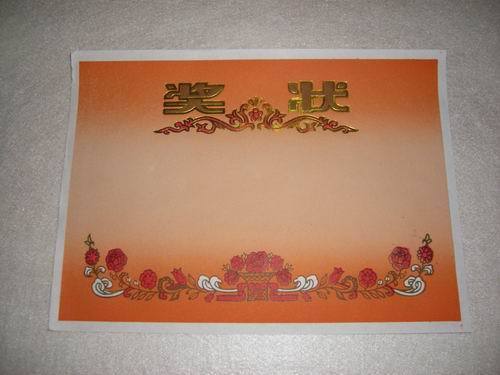 正品铜版纸16K奖状在类目 电子词典/电纸书/文化用品, 纸张本册, 奖状/证书中 - 来自Buy2taobao.com提供专业的淘宝代购服务