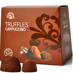  比利时进口 德菲斯/德菲丝松露巧克力 卡布奇诺系列100g巧克力