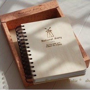 包邮韩国款文具 创意文具盒装旅行日记|绑带日记本|记事本 3款选