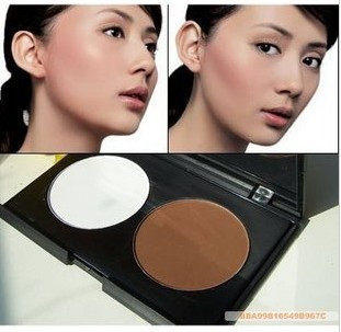 专业化妆间必备 JIALIN双色修容粉饼 阴影粉高光粉