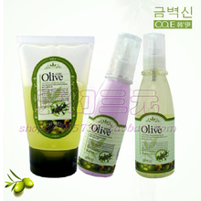正品化妆品护肤品!CO.E韩伊 Olive橄榄 水肌源美妆防晒三件套装
