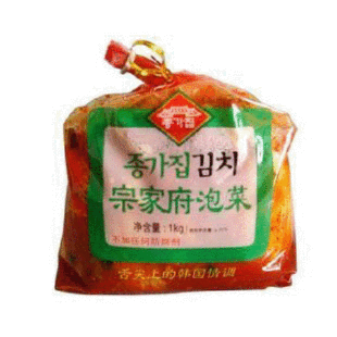  韩国美食 正宗韩国泡菜 韩国第一品牌 宗家府泡菜 整棵泡菜1000g