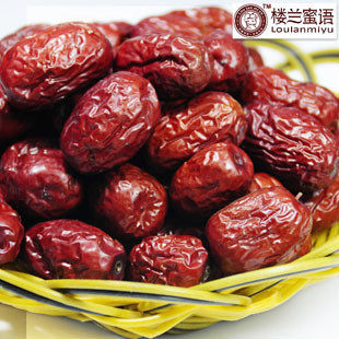 楼兰蜜语/新疆特产/特级/若羌县/楼兰若羌枣/灰枣/500g一袋/包邮