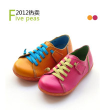五粒豆2012春款男女童鞋儿童皮鞋农夫牛皮亲子鞋25-37码FP2011-12