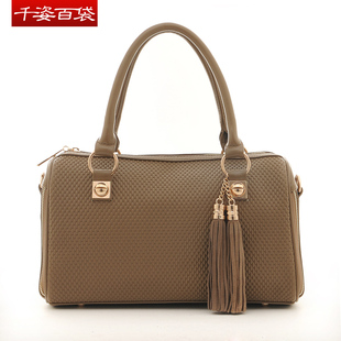 千姿百袋 新品首发2012韩版PU单肩包斜挎包女包6108
