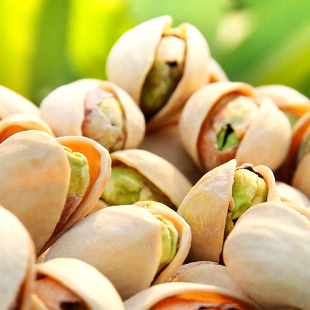  百草味 坚果零食 顶级原色无漂白 美国开心果【120g*4袋装】包邮