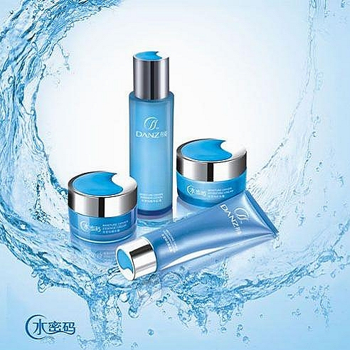 丹姿,水密码补水四件套洁面+爽肤水+补水霜+精