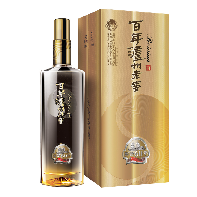 38度百年泸州老窖 窖龄60年500ml