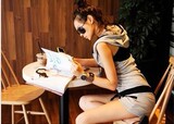 2012年新款 夏装 运动服修身休闲套装 短袖短裤运动套装女装