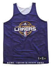 2010新款湖人队网眼双面穿训练背心/NBA训练服篮球服篮球衣