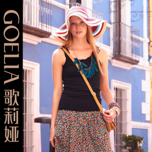  歌莉娅GOELIA  夏装新款 领口拼花边百搭小背心25R0A180