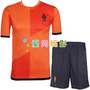 New Netherlands national team football men's soccer suits match clothing short sleeve shirts children's football clothing