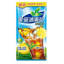 雀巢NESCAFE 冰爽茶 经典柠檬味 400克袋装 4包起江浙沪包邮