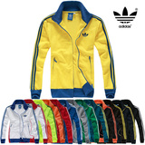 包邮新款 adidas 阿迪达斯/三叶草 运动服外套 男女开衫复古卫衣