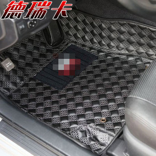 马自达专用刺绣花地毯皮革大包围脚垫全包围汽车地垫正品特价包邮