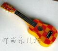 21寸彩色小吉他（铜丝钢丝品弦，生日礼物）（送弦拨片）