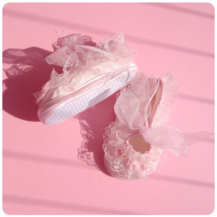  纯手工 促销秋冬女宝宝童鞋婴儿系带春秋季学步单鞋婴儿步前鞋