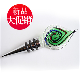 WB73出口意大利 琉璃+不锈钢纯手工定制 红酒瓶塞 精致摆饰饰品礼在类目 餐饮具, 酒壶/酒杯/酒具, 酒塞中 - 来自Buy2taobao.com提供专业的淘宝代购服务