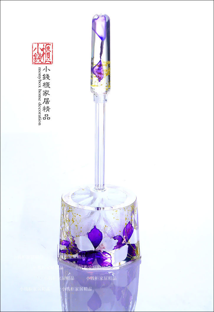 冲皇冠超低价促销 压克力卫浴用品用具/紫莲花 厕所刷/马桶刷|ruв категории семья/личные чистящие средства, ванная приборов/принадлежности для ванной, туалетный ёршик/туалет, кисть - от Buy2taobao.com для оказания профессиональной услуги покупки агента Taobao
