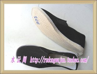  舒适透气千层底手工底布鞋/松紧口光边传统布鞋   江浙沪2双包邮