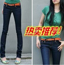 2011新款女装韩版显瘦弹力修身显瘦小脚裤铅笔裤牛仔裤女潮501