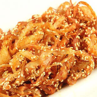  包邮 福客来海鲜零食 特级芝麻碳烤 香辣味鱿鱼丝