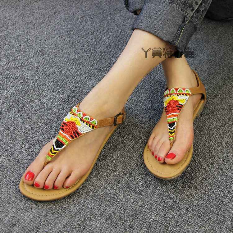 原单特大码女凉鞋...