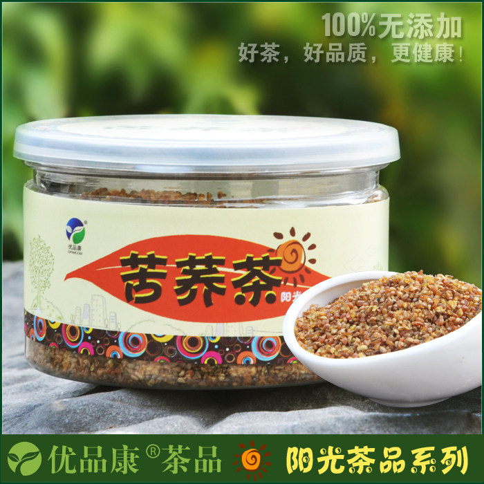 【优品康】西昌凉山黑苦荞茶280g 烘焙型 荞麦香茶 包邮