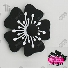 鹿游记 时尚铁艺创意花挂钩 黑白衣挂 墙饰 家饰 TGG0327