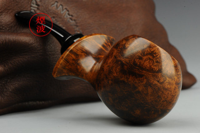 日本TOKUTOMI TWO SNAIL 2010 手工石楠木 烟斗 烟具