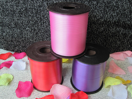 婚庆气球扎带压纹彩带婚礼装饰彩带会场布置彩