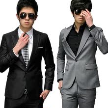 2012新春款 休闲西装 男装西服西装套装 韩版韩式修身西服 二件套