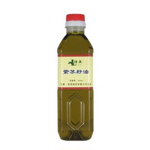  冷榨紫苏籽油 苏籽油 苏子油 紫苏油 500ml  买5瓶再送1瓶 包邮