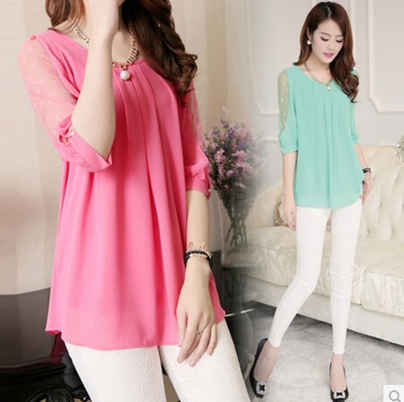 夏天衣服<em>女装</em>女士<em>短袖</em> <em>雪纺</em>衫女韩版宽松不显