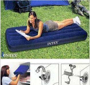 冲信誉 正品 INTEX 单人床垫 68950 充气床垫 单人床 送电泵