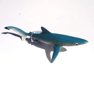 海洋馆动物模型玩具美国Safari 正品蓝鲨海洋鲨