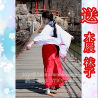 包邮-COSPLAY 犬夜叉<em>桔梗</em>衣服 <em>巫女</em>服 COS服