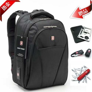  新款瑞士军刀双肩包 时尚商务电脑背包 男女书包/休闲旅行包