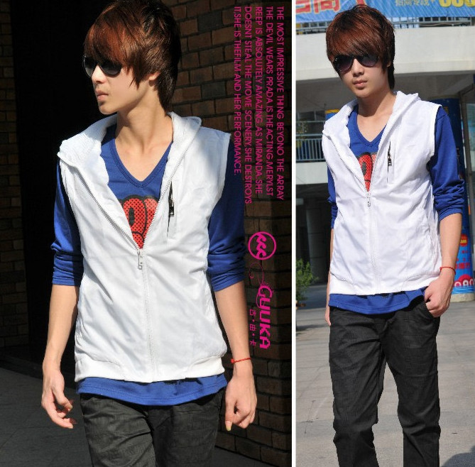 非主流男装,古由<em>卡</em>男款超人首选拉链连帽双层