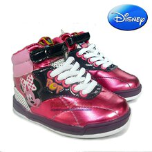 韩国原单正版专柜 DISNEY 迪士尼米妮亮皮系带中邦运动鞋 23-29码