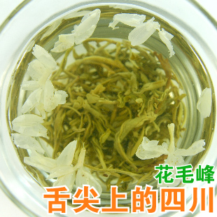 逛街无忧网-峨眉山 花毛峰 茉莉花茶 花毛峰茶叶 特级500克 四川浓香