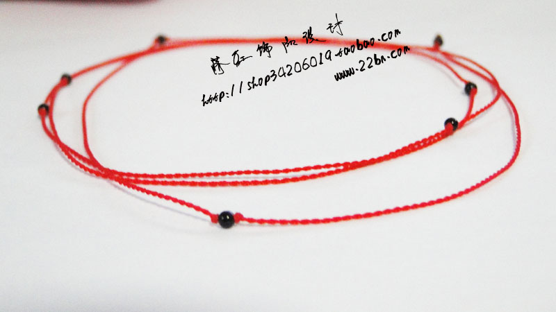 ◣落红◢●极细●本命年红绳护身素净黑玛瑙珠腰链腰绳0.8mm|ruв категории Украшения,ювелирные изделия, Другие украшения - от Buy2taobao.com для оказания профессиональной услуги покупки агента Taobao